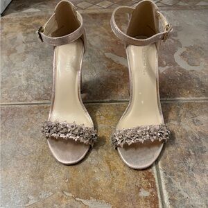 Le Chateau Rose gold  Embellished Heels